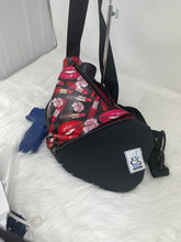 Load image into Gallery viewer, Belle & Rae leather sling pack concealed carry bag Vinyl lipstick pack