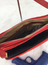 Load image into Gallery viewer, Roma Gun BAg – Triple Zip Concealed Carry Cross Body Bag 8