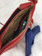 Load image into Gallery viewer, Roma Gun BAg – Triple Zip Concealed Carry Cross Body Bag 4