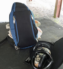 Load image into Gallery viewer, Navy with Black Sling Bag – Concealed Carry Sling Bag 11