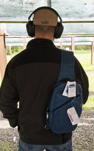 Load image into Gallery viewer, Navy with Black Sling Bag – Concealed Carry Sling Bag 8