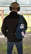 Load image into Gallery viewer, Navy with Black Sling Bag – Concealed Carry Sling Bag 9