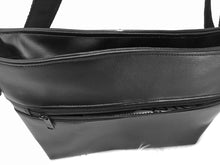 Load image into Gallery viewer, Black Cross body bag marine vinyl Kati Collection 1