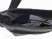 Load image into Gallery viewer, Black Cross body bag marine vinyl Kati Collection 5