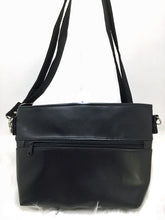 Load image into Gallery viewer, Black Cross body bag marine vinyl Kati Collection 3