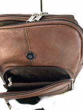Load image into Gallery viewer, Brown Leather Concealment Backpack 5