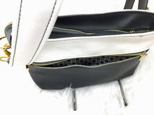 Load image into Gallery viewer, Gray & White marine vinyl Cross Body Bag – Kati Collection 7