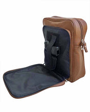 Load image into Gallery viewer, Leather Cross Body, Brown, concealed carry bag 4
