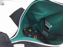 Load image into Gallery viewer, Tear Drop shape Concealed Carry convertible strap black and white stripe 9