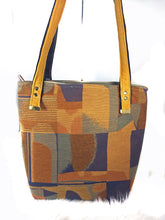 Load image into Gallery viewer, Tote bag purse orange and purple Sabrina 4