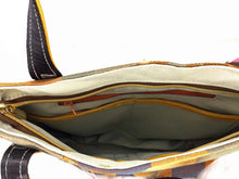 Load image into Gallery viewer, Tote bag purse orange and purple Sabrina 2