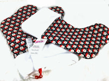 Load image into Gallery viewer, Handcrafted Christmas Stocking – Santa Heads with White Cuff 1