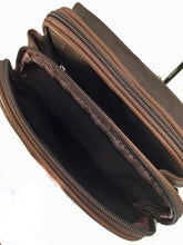 Load image into Gallery viewer, Brown Leather Concealment Backpack 4