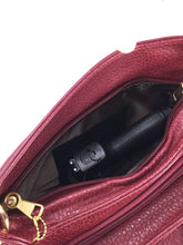 Load image into Gallery viewer, Cherry Red Vegan Leather Concealment Bag 2
