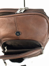 Load image into Gallery viewer, Brown Leather Concealment Backpack 5
