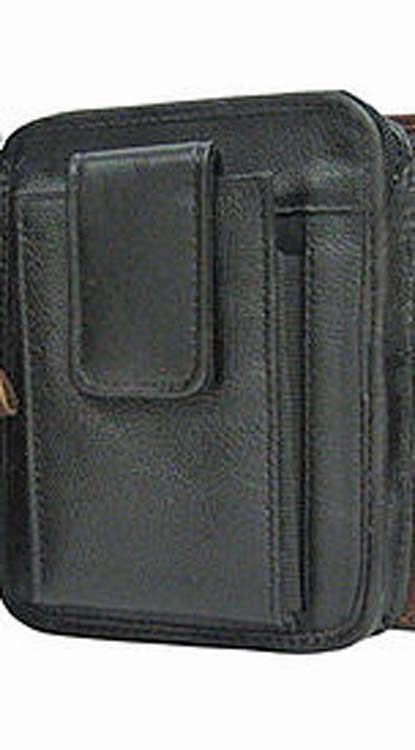 Leather small outside the waist band Pouch for your concealed carry and your phone 1