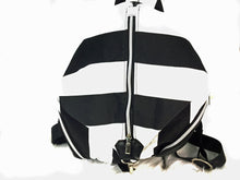 Load image into Gallery viewer, Tear Drop shape Concealed Carry convertible strap black and white stripe 2
