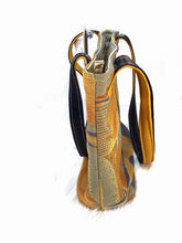 Load image into Gallery viewer, Tote bag purse orange and purple Sabrina 3
