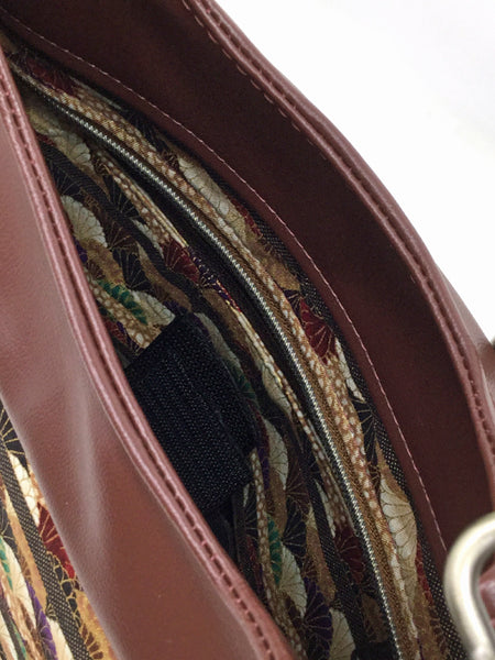 Belle &#038; Rae Handmade &#8211; CiCi concealed carry mid size handbag Asian Print 2